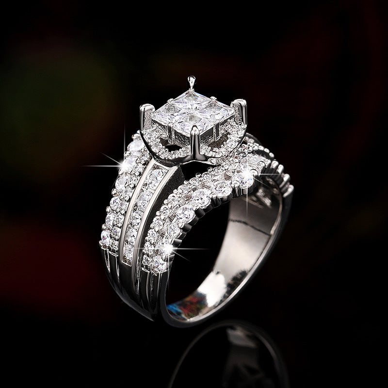 Magnetic Therapy Moissanite Diamond Ring👩❤️👨💝-Promote blood circulation, enhance lymphatic detoxification, improve metabolism, relieve fatigue and improve skin health.