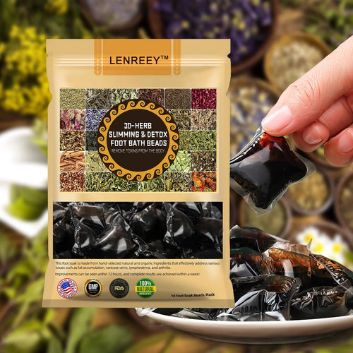 Lenreey™ 30-Herb Slimming & Detox Foot Bath Beads-🏥(LANACertification Lymphatic Association of America)