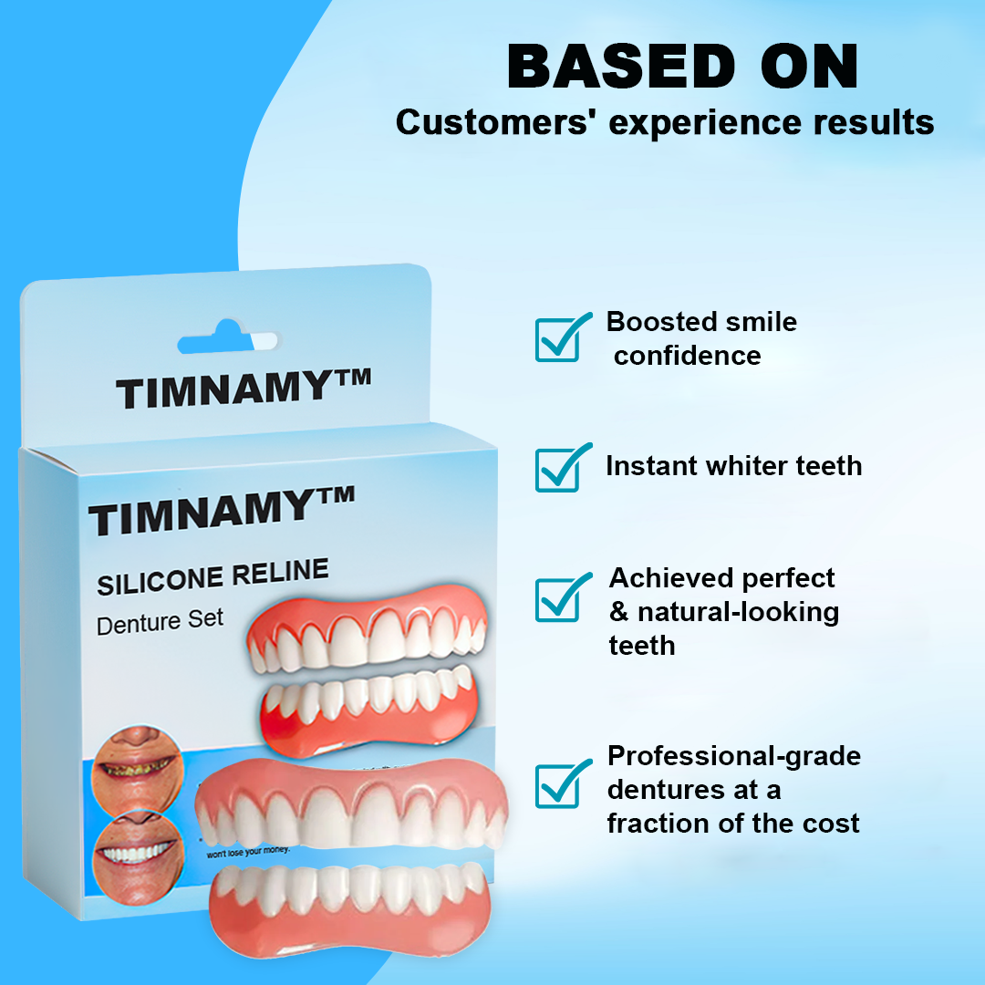 TIMNAMY™ Silicone Reline Denture Set 🎁