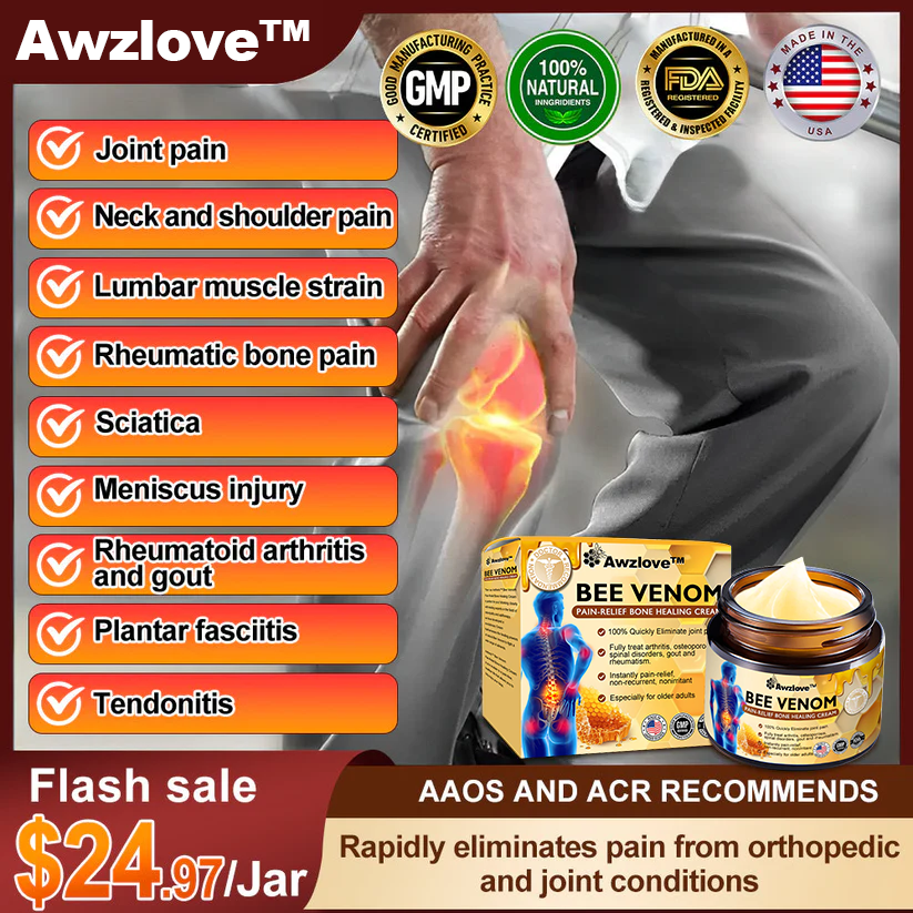 Official Store:Awzlove™ Bee Venom Arthritis Therapy Cream(Specially for older adults & AAOS recommends)🎁