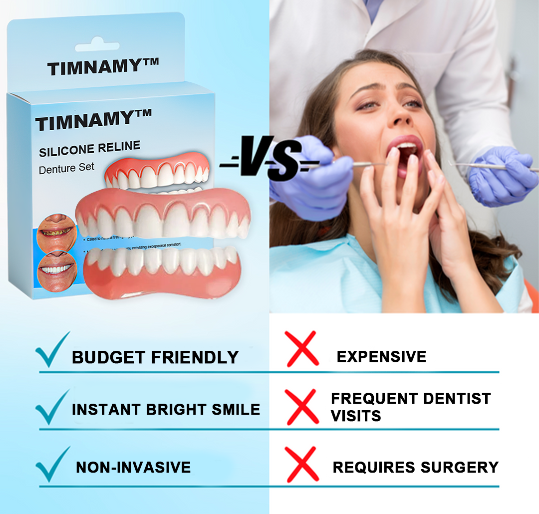 TIMNAMY™ Silicone Reline Denture Set 🎁
