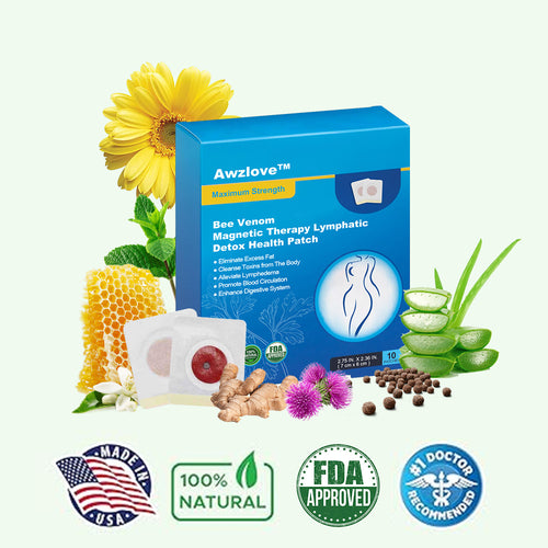Awzlove™ Bee Venom Magnetic Therapy Lymphatic Detox Health Patch🎅🔥Limited time 70% OFF🔥(Suitable for use by individuals of all ages)