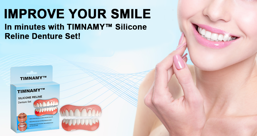 TIMNAMY™ Silicone Reline Denture Set 🎁