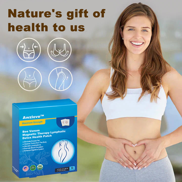 Awzlove™ Bee Venom Magnetic Therapy Lymphatic Detox Health Patch🎅🔥Limited time 70% OFF🔥(Suitable for use by individuals of all ages)
