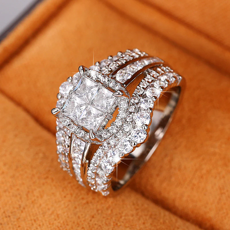 Magnetic Therapy Moissanite Diamond Ring👩❤️👨💝-Promote blood circulation, enhance lymphatic detoxification, improve metabolism, relieve fatigue and improve skin health.