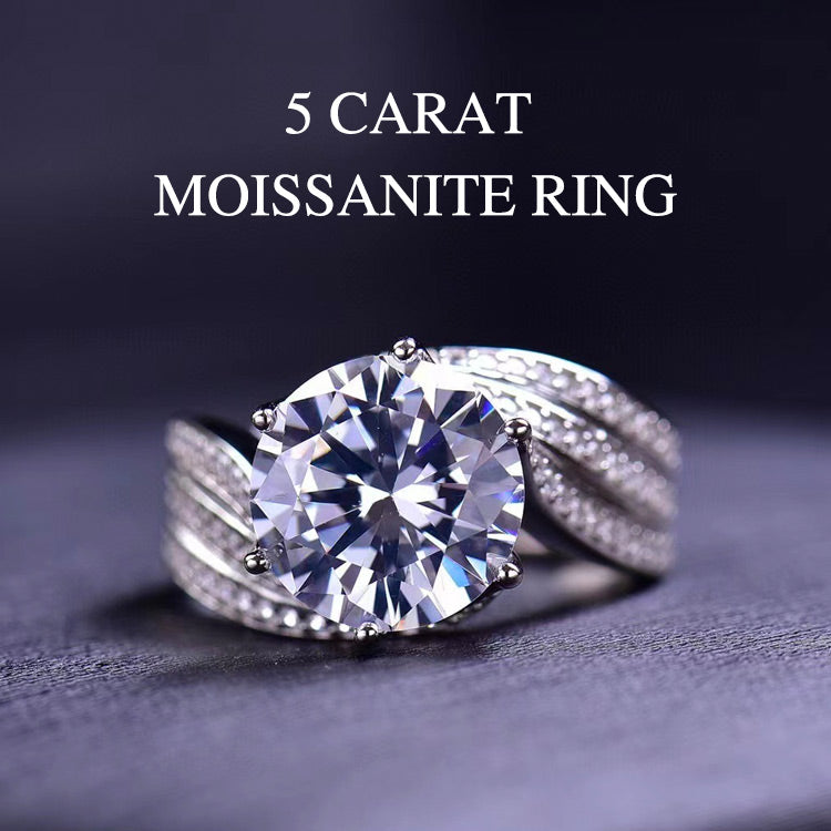 Magnetic Therapy Moissanite Diamond Ring👩❤️👨💝-Promote blood circulation, enhance lymphatic detoxification, improve metabolism, relieve fatigue and improve skin health.