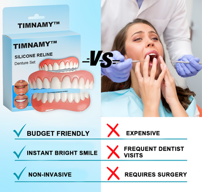 TIMNAMY™ Silicone Reline Denture Set 🎁
